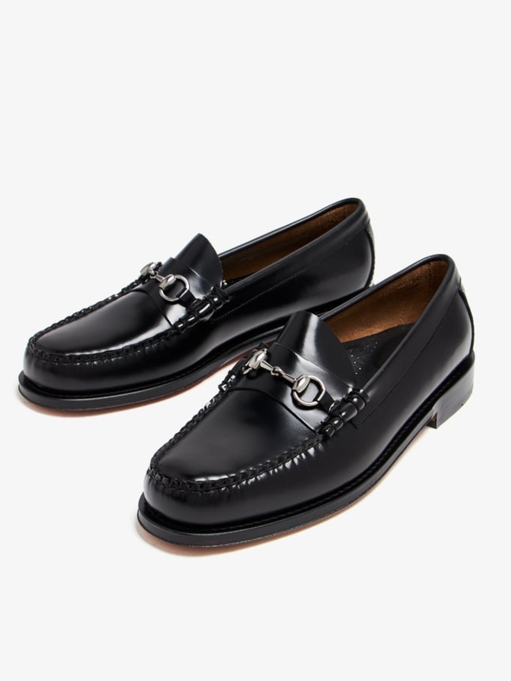 NEW G.H.Bass Mens Easy Weejun Lincoln Leather Horsebit Loafers Size 10.5 - Picture 2 of 11